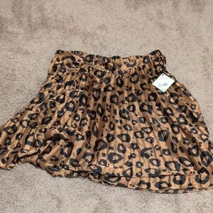 Ava & Viv Animal Print Skater Skirt